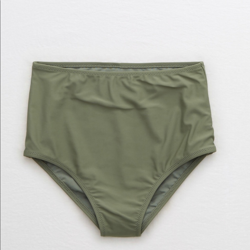 Aerie High Waisted Cheeky Bikini Bottom